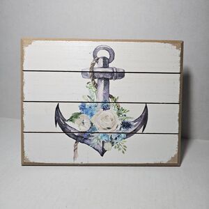 Hobby Lobby Nautical Wooden Anchor Nautical Beach Wood Anchor 8X10